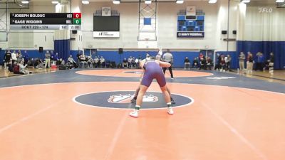 174 lbs 1st Place Match - Joseph Bolduc, New England College vs Gage Wiggins, Williams College