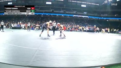 D4-157 lbs Cons. Semi - Kyler Campbell, New Lothrop vs Aiden Turner, Perry