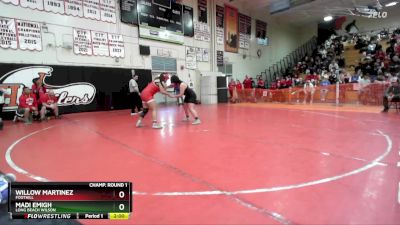 190 lbs Champ. Round 2 - Eleahna Castorena, Diamond Bar vs Ria Chougule, Redondo Union