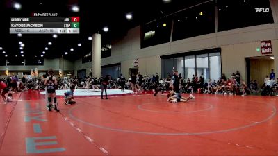 110 lbs Round 3 (4 Team) - Kaydee Jackson, AR-15 Pink vs Libby Lee, Alabama Elite Black