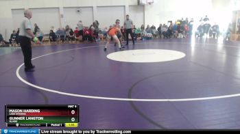 124-126 lbs Round 1 - Gunner Langton, Blaine vs Mason Harding, Lake Stevens