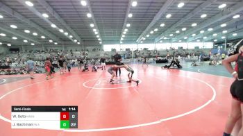 100 lbs Semifinal - William Soto, Mat Assassins vs Joe Bachman, PA Alliance Black