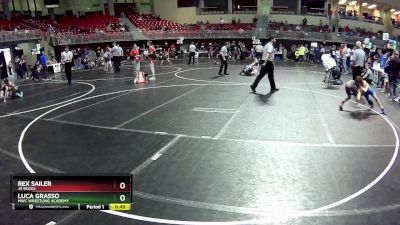 80 lbs Cons. Semi - Rex Sailer, Jr Bucks vs Luca Grasso, MWC Wrestling Academy