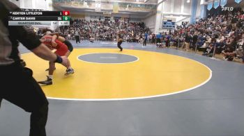 144 lbs Quarterfinal - Kenyen Littleton, Laurel H S vs Carter Davis, Salesianum