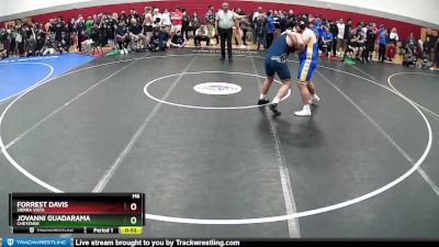 215 lbs Cons. Round 3 - Forrest Davis, Sierra Vista vs Jovanni Guadarama, Cheyenne