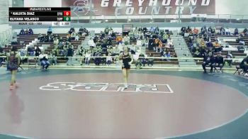100 lbs Cons. Round 2 - Kalixta Diaz, East Valley (Yakima) (Girls) vs Eliyana Velasco, Toppenish (Girls)