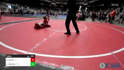 84 lbs Semifinal - Carson Smith, F-5 Grappling vs Jackson Beckley, Team Tulsa Wrestling Club