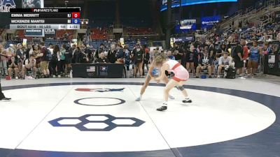 95 lbs Cons. Sub-rd Of 16 - Emma Merritt, New Jersey vs McKenzie Mantei, Michigan