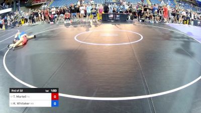 142 lbs Rnd Of 32 - Taylor Martell, TX vs Kylie Whitaker, WA