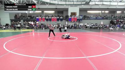 120 lbs Quarterfinal - Ariana Farr, Morgan vs Jillian Blake, Trumbull