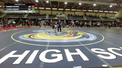 106 lbs Quarterfinal - Damien Setaro, Lincoln vs Caden Hughes, Ponaganset