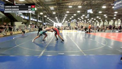 220 lbs Rr Rnd 2 - Landon Durstin, Ohio Titan Grey vs Marcus Burgos, Journeymen Wrestling Red