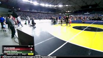 70 lbs Quarterfinal - Draven Franco, Federal Way Spartans Wrestling vs Sylas Moore, Punisher Wrestling Company
