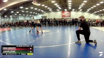 86 lbs Quarterfinal - Townes Byers, River City Wrestling LLC vs Noah Gregory, Ranger Wrestling Club