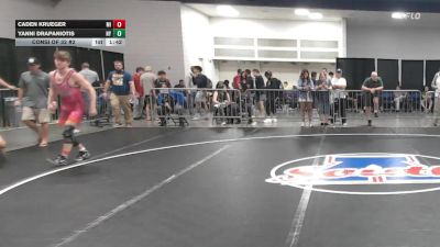 190 lbs Consi Of 32 #2 - Caden Krueger, MI vs Yanni Drapaniotis, NY