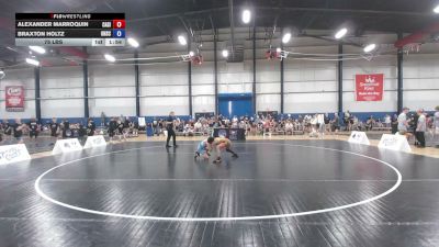 75 lbs Alexander Marroquin, California Silver vs Braxton Holtz, Ohio Scarlet