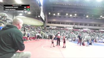 46 lbs Quarterfinal - Remington Hurst, Battlefield Wrestling Club vs Gage Nichols, Pottsville Apache Youth Wrestling