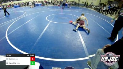 80 lbs Consolation - Boomer Smith, Blanchard Wrestling Club vs Hunter Caughlin, Cleveland Take Down Club