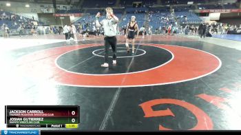 132 lbs 7th Place Match - Jackson Carroll, Thunder Mountain Wrestling Club vs Josiah Gutierrez, Wapato Wrestling Club