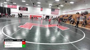 184 lbs 1st Place Match - Deron Pulliam, Southern Illinois-Edwardsville vs Micah Ervin, Southern Illinois-Edwardsville