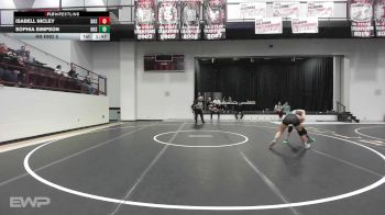 120-125 lbs Rr Rnd 5 - Isabell Nicley, Bartlesville High School vs Sophia Simpson, Henryetta HS