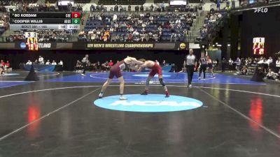 165 lbs Cons. Round 2 - Cooper Willis, Augsburg vs Bo Koedam, Coe