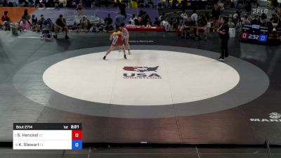 145 lbs Rnd Of 16 - Sarah Henckel, CT vs Katherine Stewart, FL