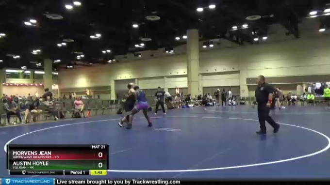 285 lbs Semis & Wb (16 Team) - Austin Hoyle, Yuligan vs Morvens Jean ...