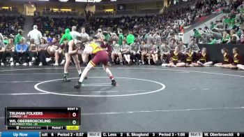 113 lbs Semis - Wil Oberbroeckling, 1-Southeast Polk vs Truman Folkers, 4-Ankeny