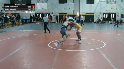 184Green lbs Final - Cole Karpinski, Army West Point vs Josh Jorgge, Hofstra