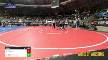 52 lbs Round Of 16 - Kyan Keys, MilLard South Wrestling Club vs Anderson Rich, Massa's Maniacs