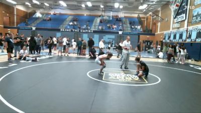 102-110 lbs Round 1 - Benson Kirton, Hook Em W.C vs Zeke Sanchez, Sanderson Wrestling Academy