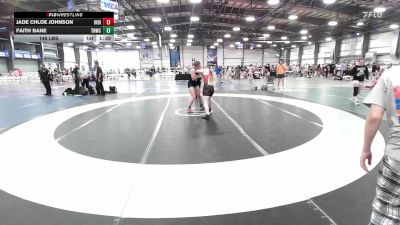 145 lbs Rr Rnd 3 - Jade Chloe Johnson, Indiana Outlaws Purple vs Faith Bane, TNWC Divas
