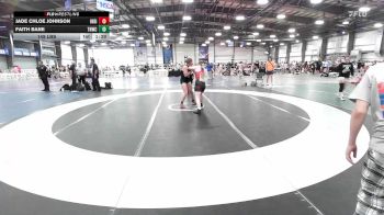 145 lbs Rr Rnd 3 - Jade Chloe Johnson, Indiana Outlaws Purple vs Faith Bane, TNWC Divas