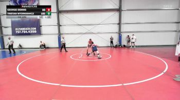 145 lbs Rr Rnd 2 - George Dennis, Indiana Outlaws Black vs Tristan Wtorkiewicz, All-American Wrestling Club HS