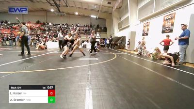 90 lbs Consi Of 8 #2 - Logan Kaiser, Pin-King All Stars vs Aron Brannon, Pitbull Wrestling Academy