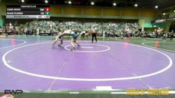 132 lbs Round Of 32 - Cash Boos, THURSTON COUNTY WRESTLING CLUB vs Elias Flores, California Grapplers