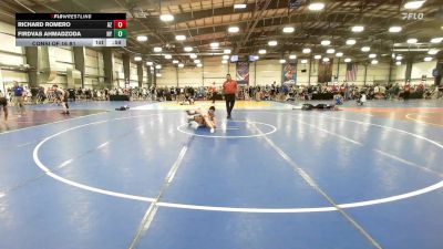 120 lbs Consi Of 16 #1 - Richard Romero, AZ vs Firdvas Ahmadzoda, NY