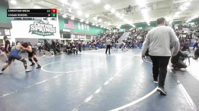 144 lbs Cons. Round 3 - Logan Roedel, JW North vs Christian Mejia, Ayala