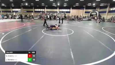 138 lbs Rr Rnd 3 - Sam Irizarry, Lake Steven WC vs Jonathon Romero, Wyoming Underground