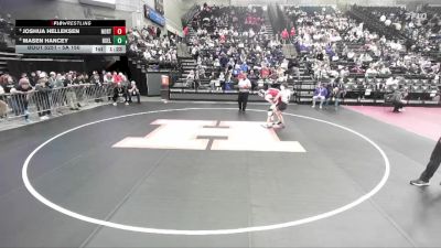 5A 150 lbs Cons. Round 2 - Masen Hancey, Box Elder vs Joshua Helleksen, Northridge