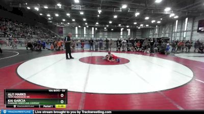 53 lbs Cons. Round 3 - Ali`i Marks, Team Aggression WC vs Kai Garcia, Punisher Wrestling Company