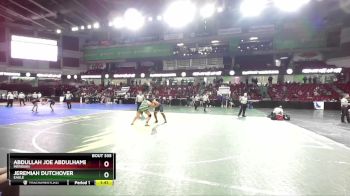 220 lbs Quarterfinal - Jeremiah Dutchover, Eagle vs Abdullah Joe Abdulhameed, Meridian