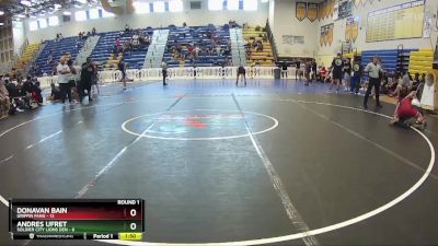 126 lbs Round 1 (8 Team) - Donavan Bain, Griffin Fang vs Andres Ufret, Soldier City Lions Den