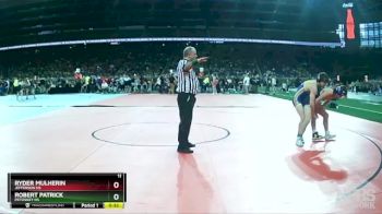 D2-138 lbs Cons. Round 1 - Robert Patrick, Petoskey HS vs Ryder Mulherin, Jefferson HS