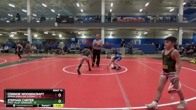 72 lbs Round 2 (16 Team) - Connor Woosencraft, Askren Wrestling Academy 2 vs Stephan Carter, Steel Valley Renegades