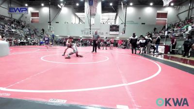 75-83 lbs Rr Rnd 2 - Kadan Mclaurin, Tulsa North Mabee Stampede vs Archer Johnston, Team Tulsa Wrestling Club