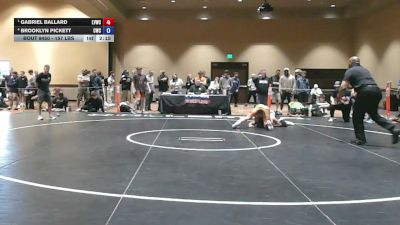 157 lbs Semis - Gabriel Ballard, LVWC vs Brooklyn Pickett, Capital Wrestling Club