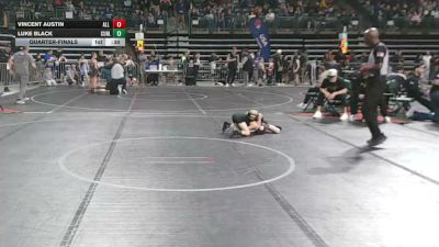 50 lbs Quarterfinal - Vincent Austin, All I See Is Gold Academy vs Luke Black, Cunliffe?s Corner