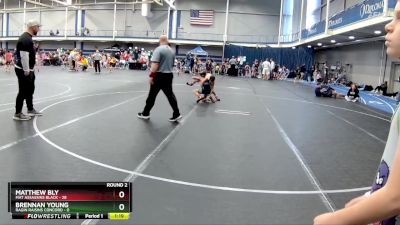 68 lbs Round 2 (6 Team) - Matthew Bly, Mat Assassins Black vs Brennan Young, Ragin Raisins Concord